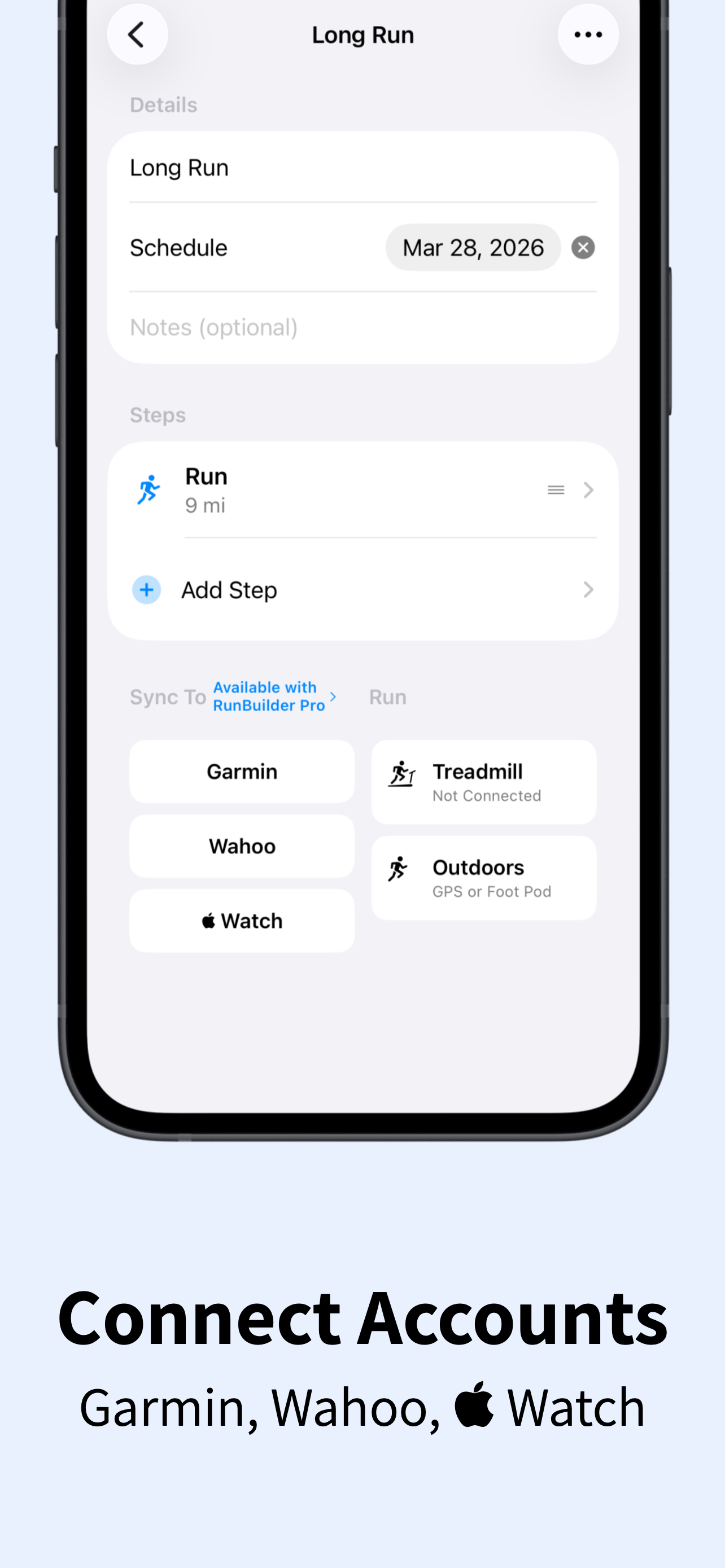 RunBuilder screenshot 4